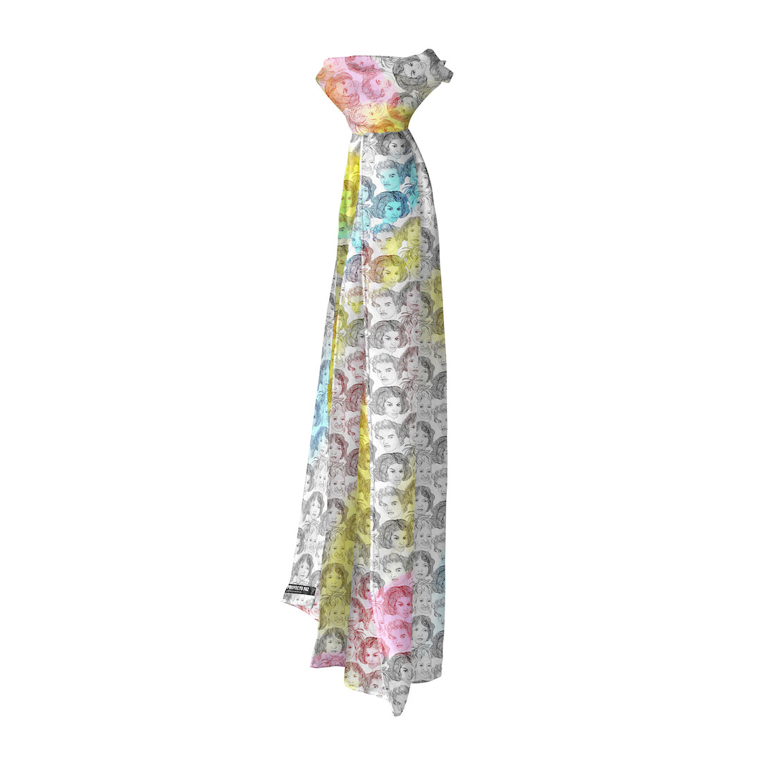 Scarf #GirlsWithBalls Yellow Large